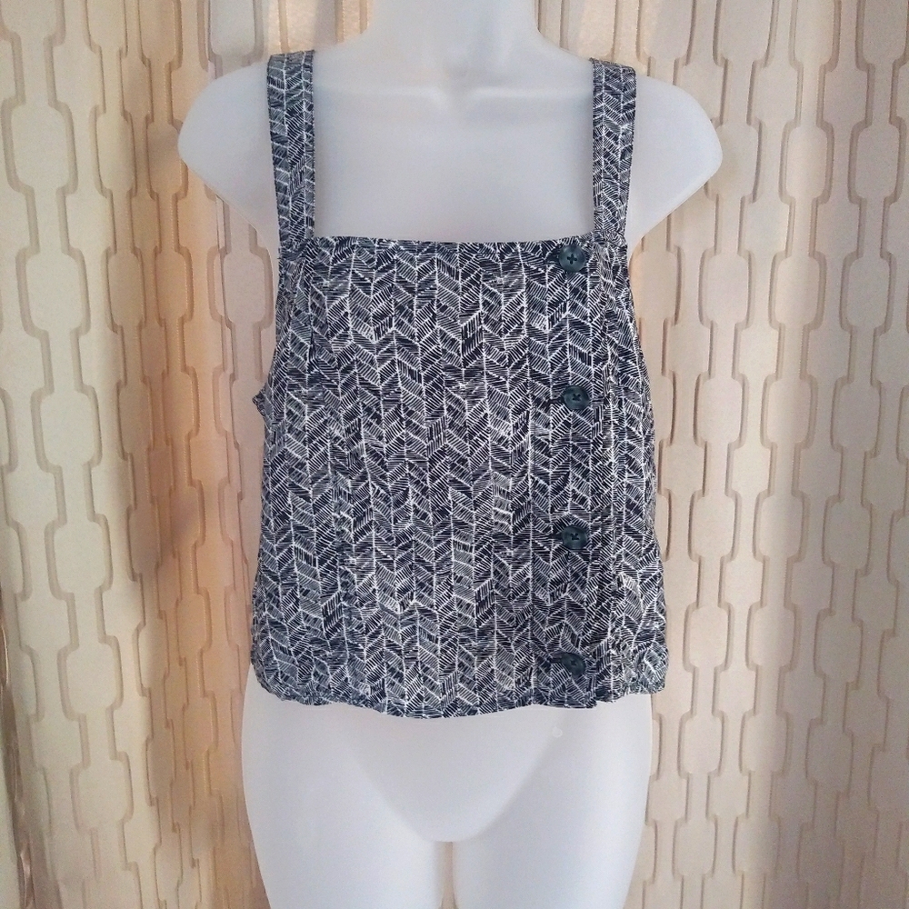 BP Nordstrom Black & White Crop Top